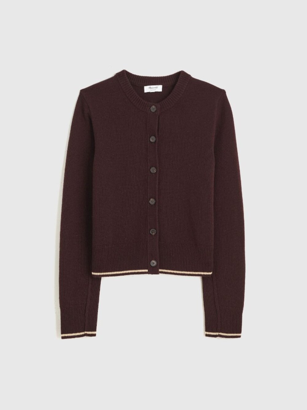 Madewell Cashmere Button-Front Cardigan Sweater
